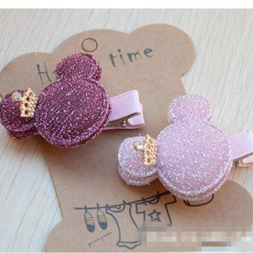 Sequin Heart Bear Hair Clip for Baby Girls Accessories