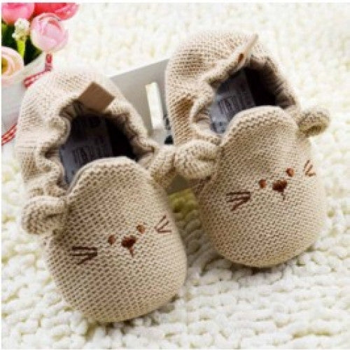 Elastic Knitted Crib Cartoon Baby Shoes